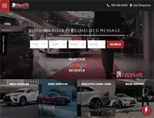 Tablet Screenshot of lexusofedmonton.ca